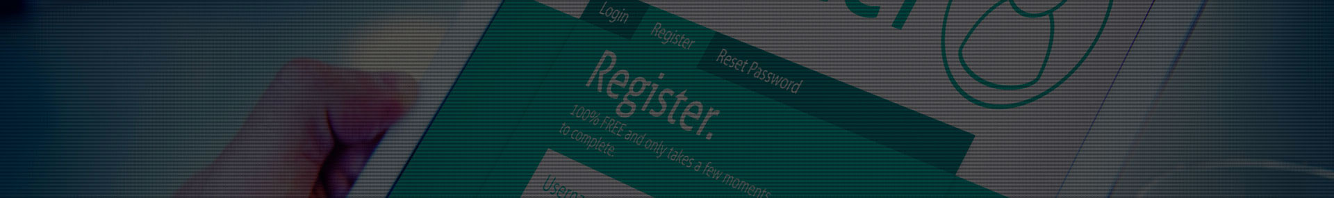 Online Registration Header Image